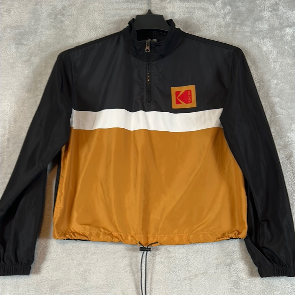 Kodak 1/4 zip  pullover windbreaker size small